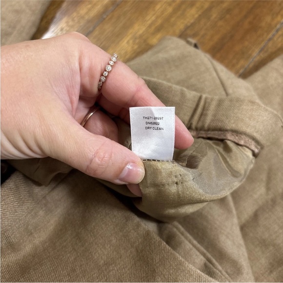 Pendleton Women's Size 8 100% Virgin Wool Brown/Tan Slacks Dress Pants Pleated - Picture 6 of 11